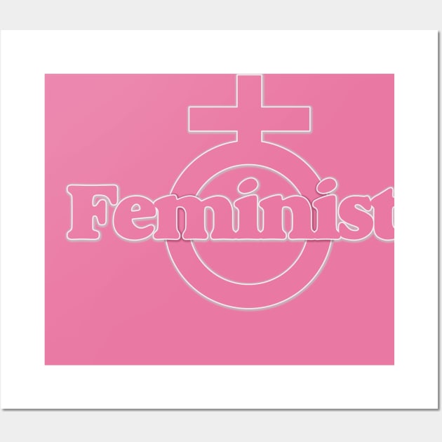 Feminista Wall Art by bubbsnugg